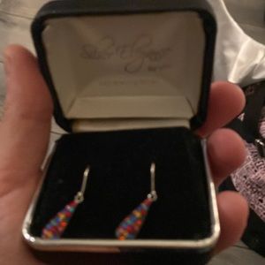 Custom earrings by silver elegance 925 sterling silver new with no backs